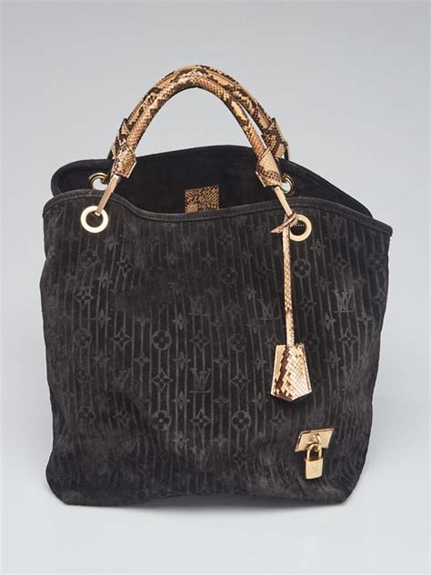 Bonhams : Louis Vuitton a Kohl Monogram Embossed Suede .